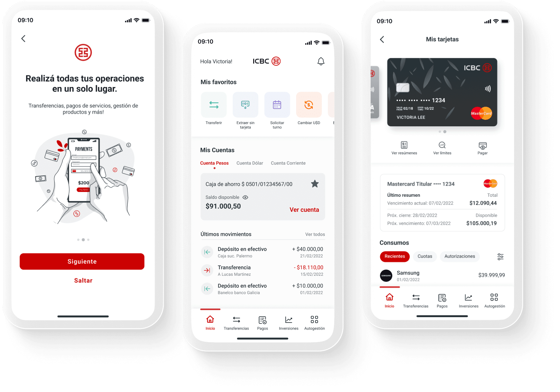 ICBC Mobile Banking App Redesign
